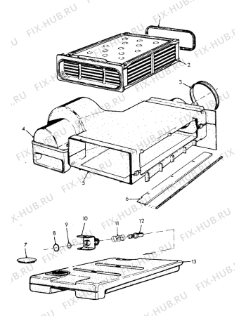 Взрыв-схема стиральной машины Zanussi Z300CD - Схема узла Functional parts